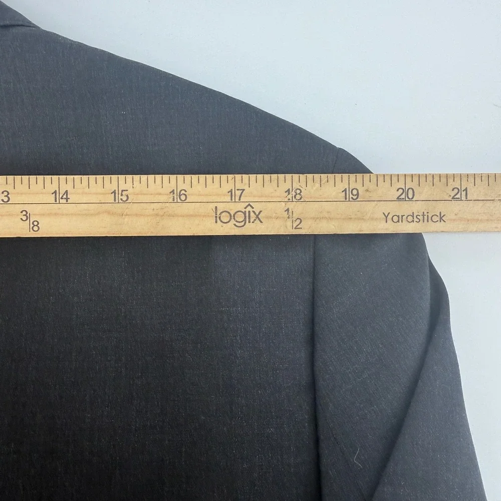 Bonobos Standard Fit Blazer Mens 44L Charcoal Gray Wool Stretch 15399-GY442